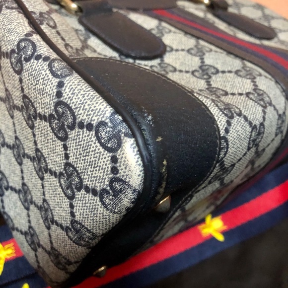 Auth. Vintage Gucci Boston bag - Picture 4 of 13